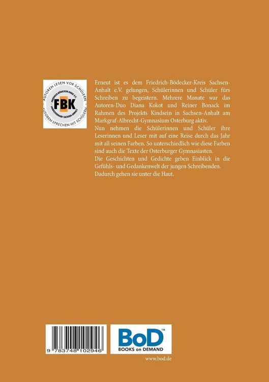 Produktbild: Schreibend durch das Jahr