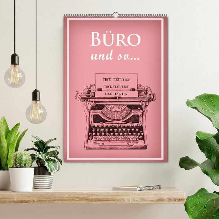 Produktbild: B&uuml;ro und so ... (Wandkalender 2026 DIN A2 hoch), CALVENDO Monatskalender