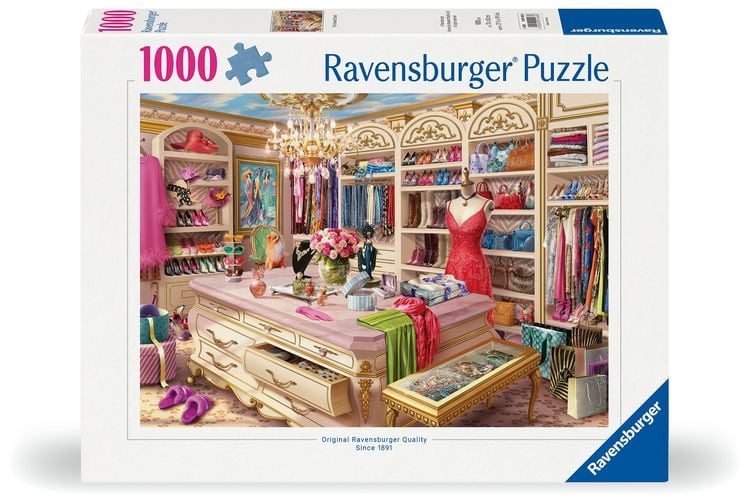 Produktbild: Erwachsenenpuzzle 1000 Teile - Der perfekte Kleiderschrank