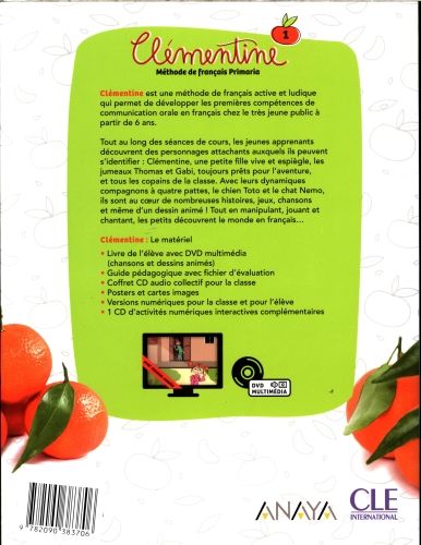 Produktbild: Clementine 1: Niveau A1.1 - Livre de l'eleve + DVD