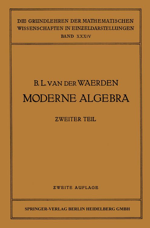 Produktbild: Moderne Algebra