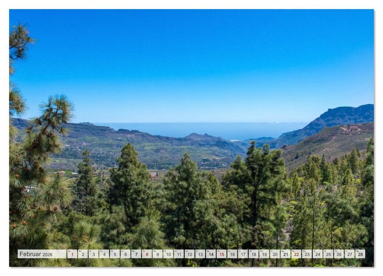 Produktbild: Gran Canaria &ndash; Natur trifft Geschichte (hochwertiger Premium Wandkalender 2026 DIN A2 quer), Kunstdruck in Hochglanz