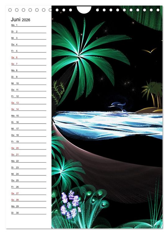 Produktbild: Textile Gewebekunst (Wandkalender 2026 DIN A4 hoch), CALVENDO Monatskalender