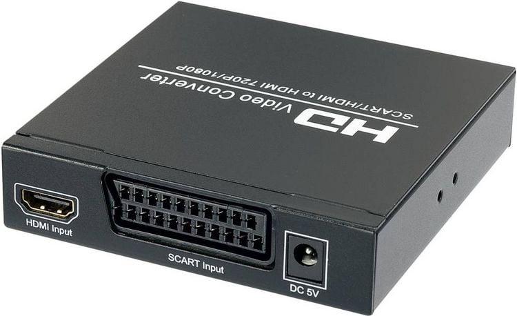 Produktbild: SpeaKa Professional AV Konverter SP-HD/SC-01 [SCART - HDMI, Klinke, Cinch-Digital] 1920 x 1080 Pixel