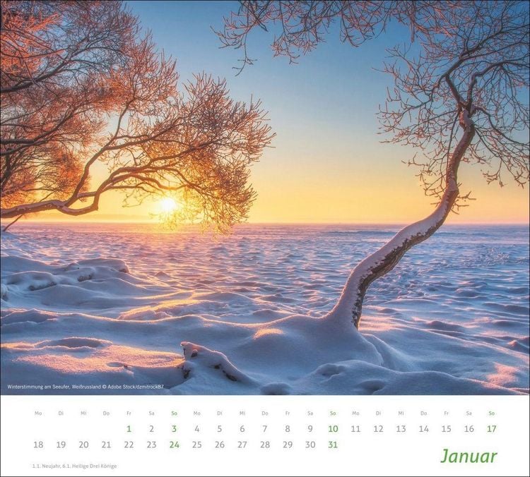 Produktbild: times&more Sonnige Momente Bildkalender 2027