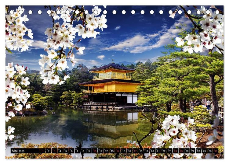 Produktbild: Japan. Impressionen (Tischkalender 2026 DIN A5 quer), CALVENDO Monatskalender