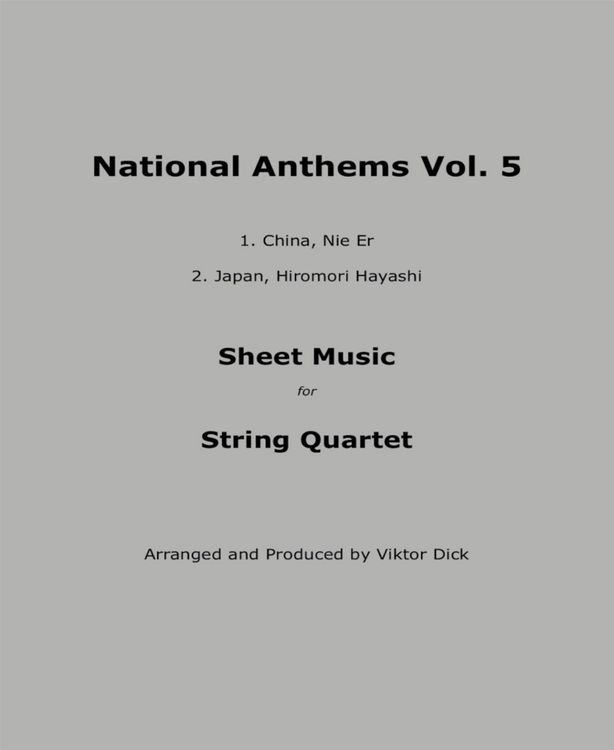 Produktbild: National Anthems Vol. 5