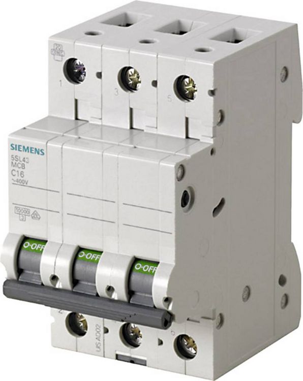 Produktbild: Siemens 5SL43206 5SL4320-6 Leitungsschutzschalter 3polig 20A 400V