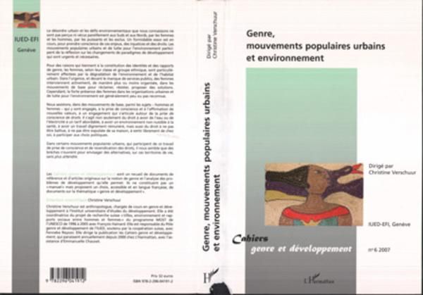 Produktbild: Genre, mouvements populaires urbains et environnement