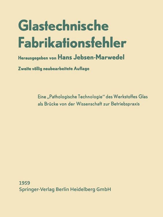Produktbild: Glastechnische Fabrikationsfehler