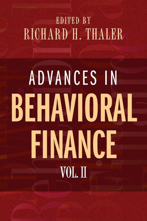 Produktbild: Advances in Behavioral Finance, Volume II