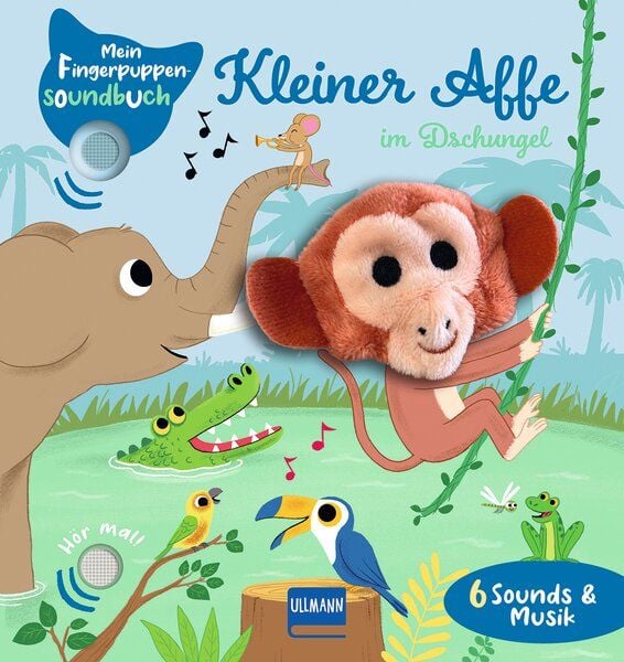 Produktbild: Mein Fingerpuppen-Soundbuch - Kleiner Affe im Dschungel