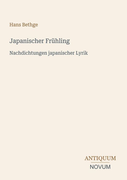Produktbild: Japanischer Fr&uuml;hling