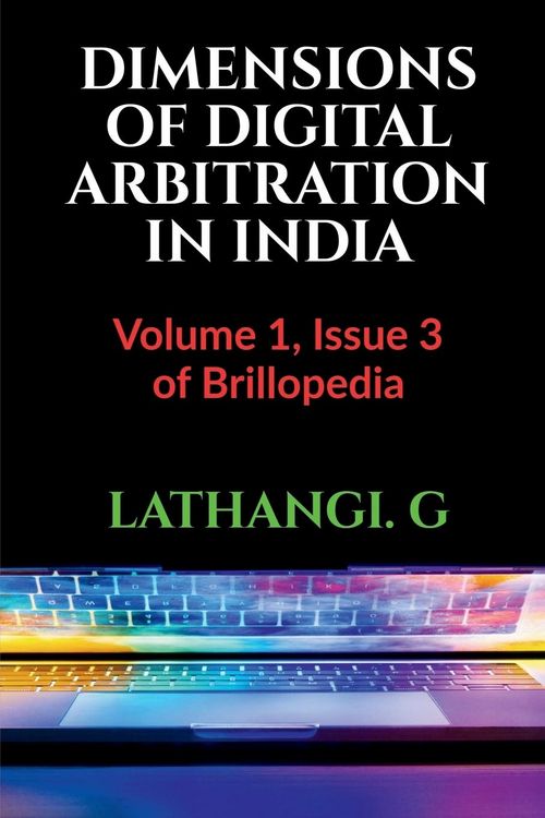 Produktbild: Dimensions Of Digital Arbitration in India