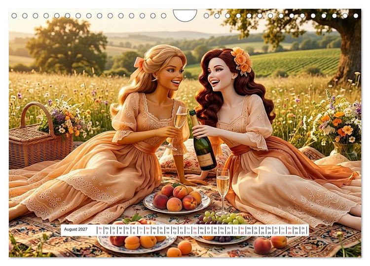 Produktbild: Fabulous Dolls &ndash; Belle &Eacute;poque (Wandkalender 2027 DIN A4 quer), CALVENDO Monatskalender