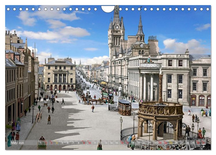Produktbild: Scotland around 1900 - photos restored and colourised (Wall Calendar 2026 DIN A4 landscape), CALVENDO 12 Month Wall Calendar