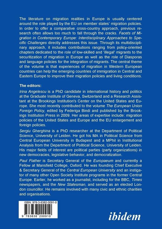 Produktbild: Facets of Migration in Contemporary Europe