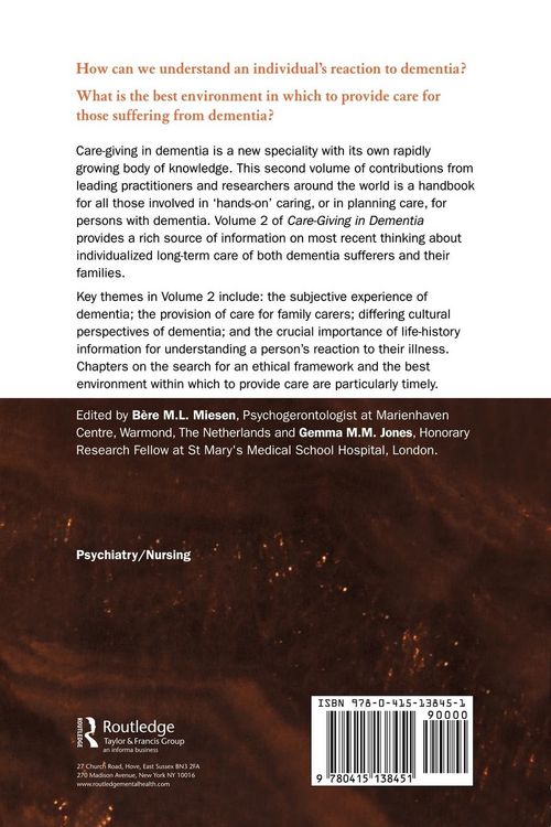 Produktbild: Care-Giving In Dementia 2