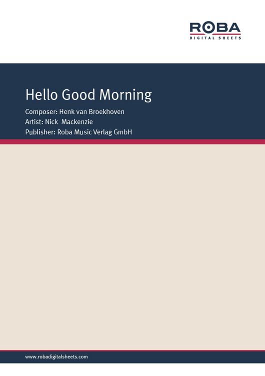 Produktbild: Hello Good Morning