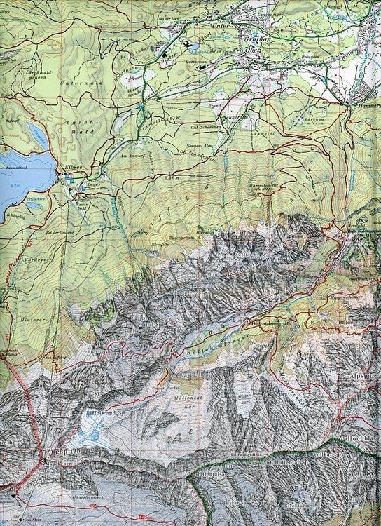 Produktbild: DAV Alpenvereinskarte 04/2 Wetterstein Mieminger Gebirge Mitte 1 : 25 000 Wegmarkierungen
