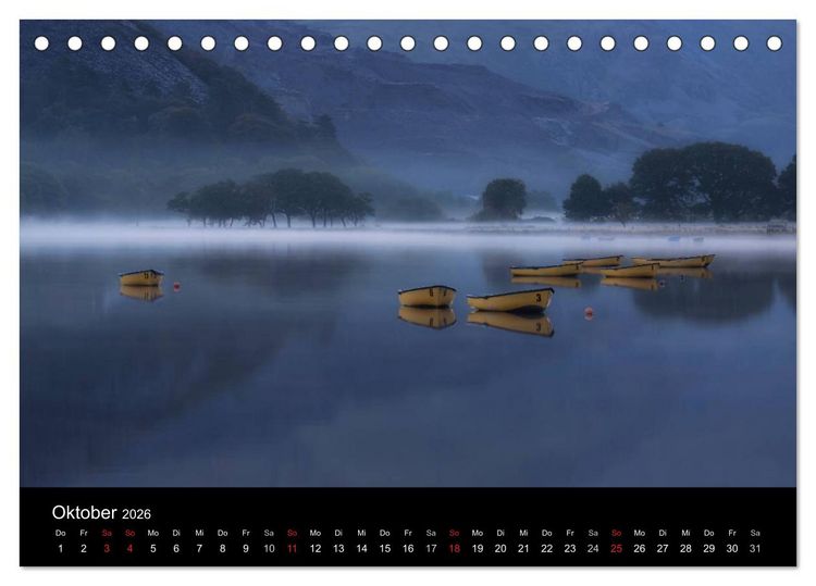 Produktbild: Wales (Tischkalender 2026 DIN A5 quer), CALVENDO Monatskalender