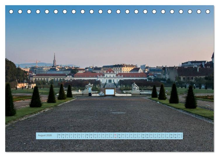 Produktbild: St&auml;dtereise Wien (Tischkalender 2026 DIN A5 quer), CALVENDO Monatskalender
