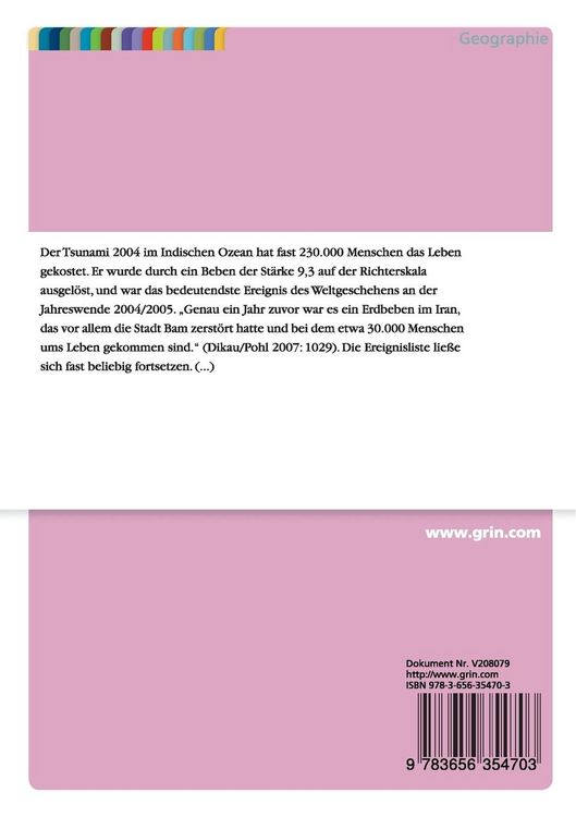 Produktbild: Begriffsdefinitionen: Naturgefahren/Naturgef&auml;hrdung, Naturereignisse, Naturrisiken, Naturkastrophen
