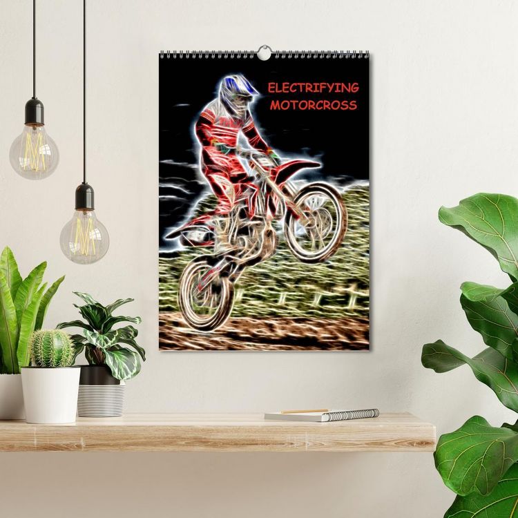 Produktbild: Electrifying Motorcross (Wall Calendar 2027 DIN A3 portrait), CALVENDO 12 Month Wall Calendar