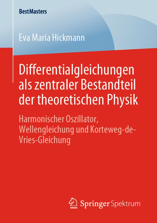 Produktbild: Differentialgleichungen als zentraler Bestandteil der theoretischen Physik