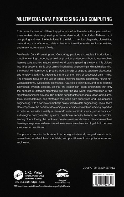Produktbild: Multimedia Data Processing and Computing