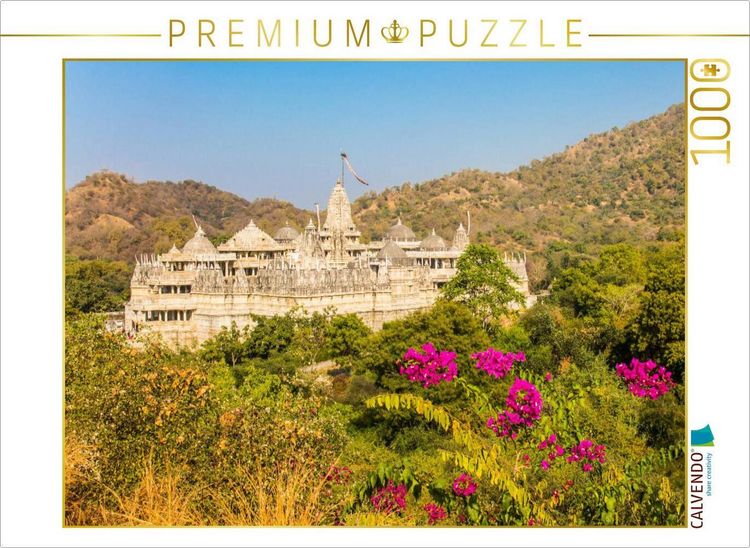 Produktbild: CALVENDO Puzzle Der Jain-Tempel von Ranakpur | 1000 Teile Lege-Gr&ouml;&szlig;e 64x48cm Foto-Puzzle f&uuml;r gl&uuml;ckliche Stunden