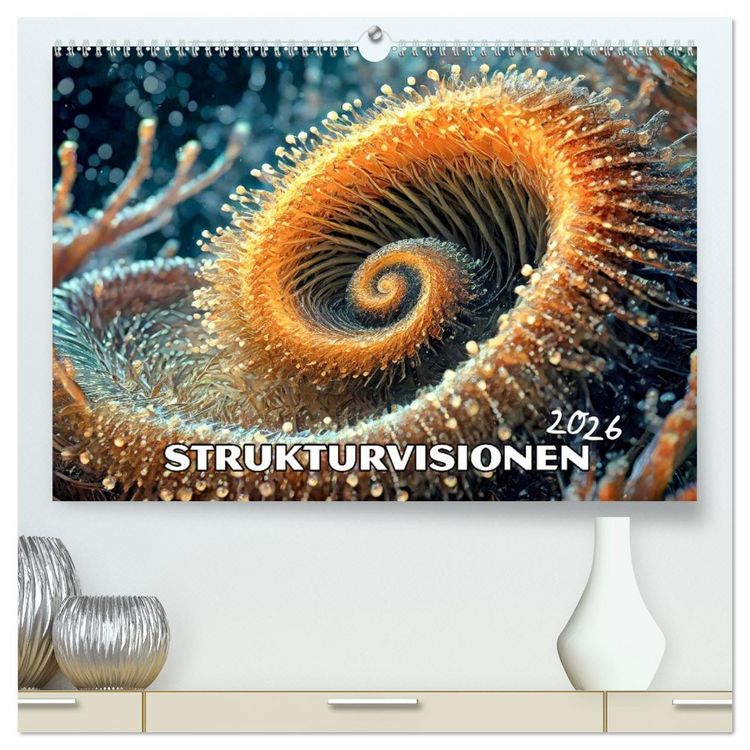 Produktbild: Strukturvisionen (hochwertiger Premium Wandkalender 2026 DIN A2 quer), Kunstdruck in Hochglanz