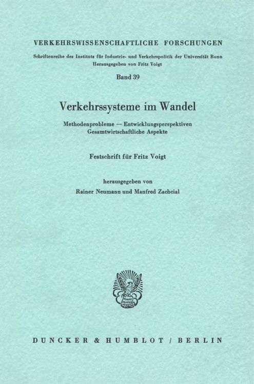 Produktbild: Verkehrssysteme im Wandel.