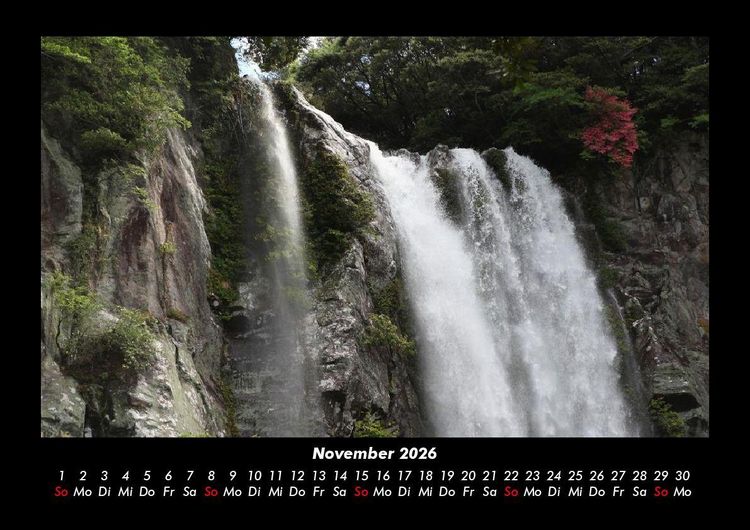 Produktbild: Wasserf&auml;lle 2026 Fotokalender DIN A3
