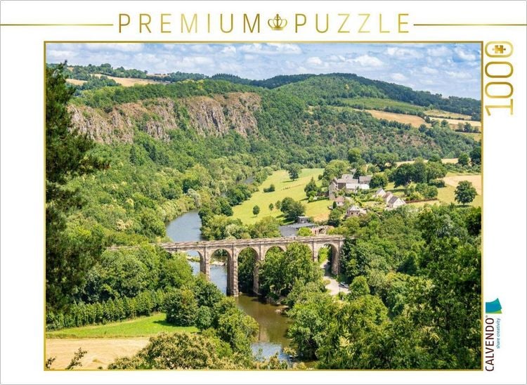 Produktbild: CALVENDO Puzzle Viaduc de Clecy | 1000 Teile Lege-Gr&ouml;&szlig;e 64x48cm Foto-Puzzle f&uuml;r gl&uuml;ckliche Stunden