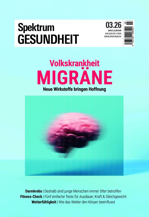 Produktbild: Spektrum Gesundheit 3/2026 - Volkskrankheit Migr&auml;ne