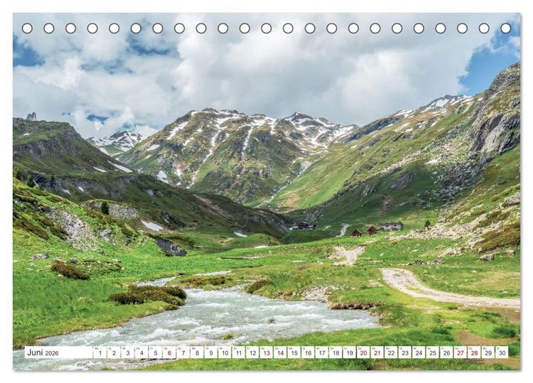 Produktbild: Das Clar&eacute;e-Tal - die wondersch&ouml;ne Begegnung mit der Natur (Tischkalender 2026 DIN A5 quer), CALVENDO Monatskalender