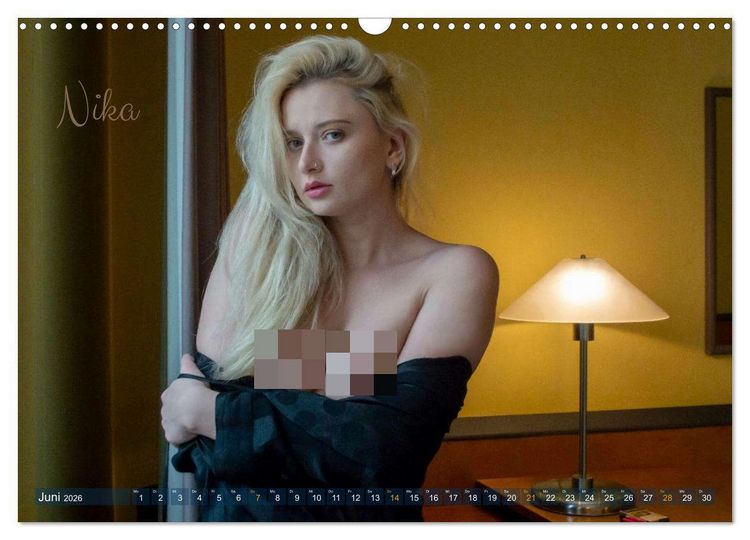 Produktbild: Erotik Fotoart - Natural Honeys (Wandkalender 2026 DIN A3 quer), CALVENDO Monatskalender