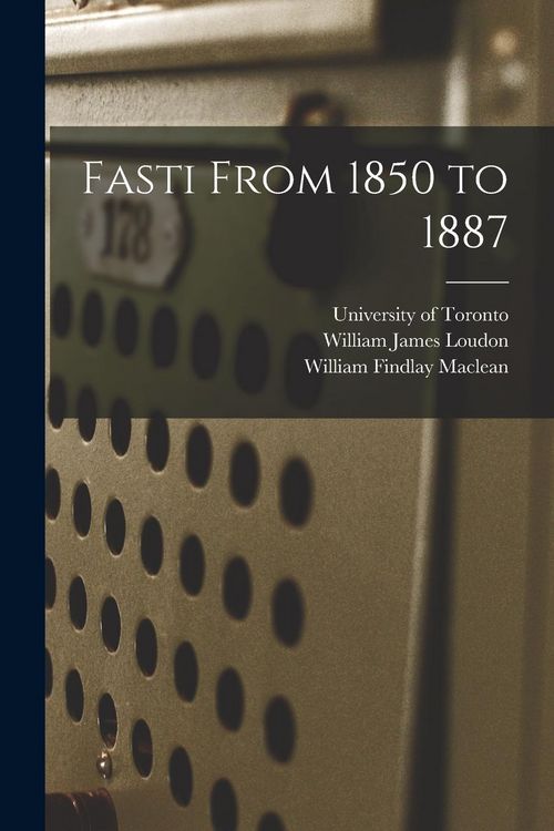 Produktbild: Fasti From 1850 to 1887
