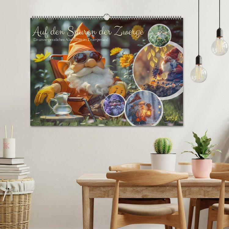 Produktbild: Auf den Spuren der Zwerge (Wandkalender 2026 DIN A2 quer), CALVENDO Monatskalender