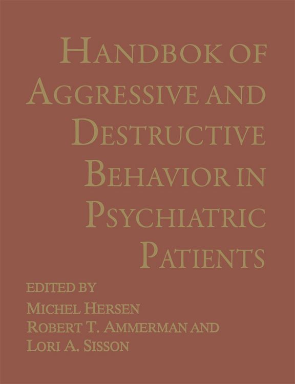 Produktbild: Handbook of Aggressive and Destructive Behavior in Psychiatric Patients