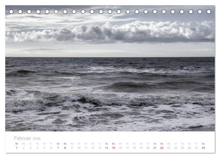 Produktbild: Sylt im Herbst (Tischkalender 2026 DIN A5 quer), CALVENDO Monatskalender