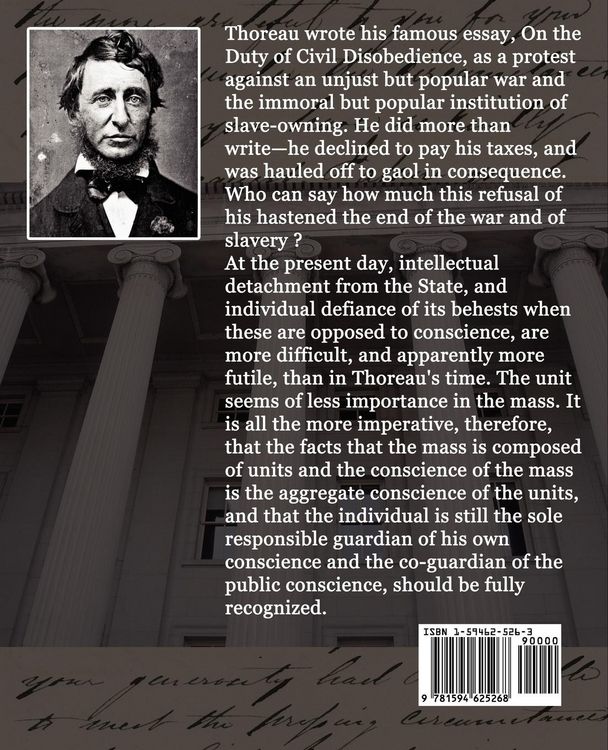 Produktbild: On the Duty of Civil Disobedience