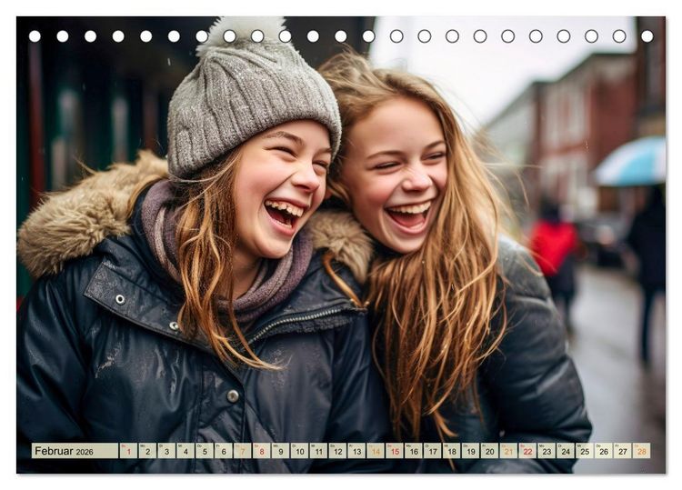 Produktbild: Lachen verzaubert (Tischkalender 2026 DIN A5 quer), CALVENDO Monatskalender