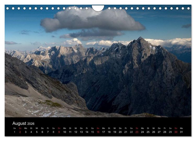 Produktbild: Berge, T&auml;ler & Seen (Wandkalender 2026 DIN A4 quer), CALVENDO Monatskalender