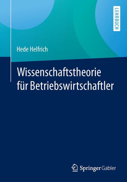 Produktbild: Wissenschaftstheorie f&uuml;r Betriebswirtschaftler