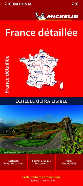 Produktbild: France d&eacute;taill&eacute;e - 1/800 000
