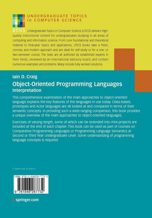 Produktbild: Object-Oriented Programming Languages: Interpretation