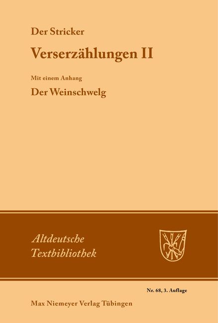 Produktbild: Verserz&auml;hlungen II