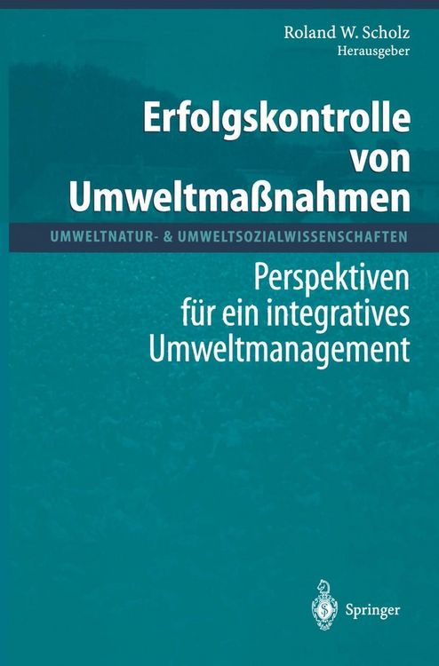 Produktbild: Erfolgskontrolle von Umweltma&szlig;nahmen